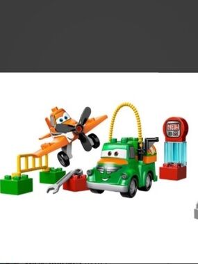 LEGO - Duplo 10509 - Dusty & Chug No Box Extra Parts Disney Cars